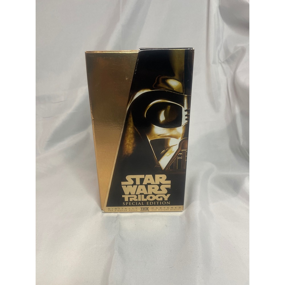 Star Wars Trilogy Special Edition VHS Gold Box Set 1997 THX Digitally Mastered